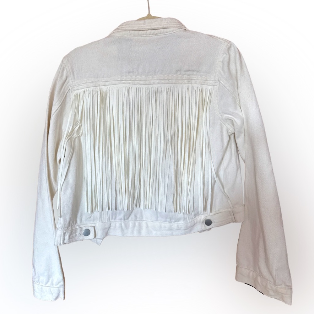 Savanna Jane Women's Classic White Jean Jacket
